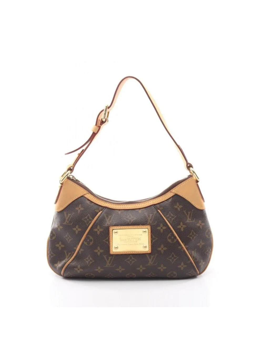 Louis Vuitton Shoulder Bag Thames PM Canvas Leather